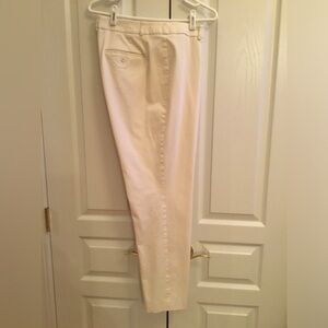 Talbots size 12 pants off white